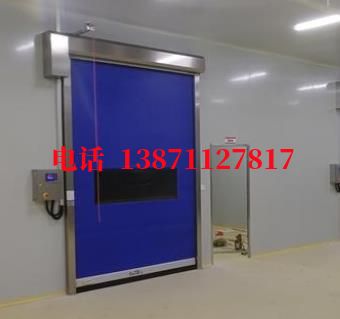 留坝拉链密封快速卷帘门